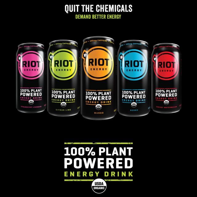 It's a New Item Monday at Specialty and our newest release has us ready to RIOT. RIOT energy is nature’s energy drink capturing the energy from green tea and other plants, no chemical-based or synthetic stimulants. Pick up some today or order online through our Retailer Portal! (LINK IN BIO)

- 100% PLANT POWERED ENERGY. Simple, real & organic ingredients you can feel great about drinking with the same energy level as a traditional energy drink.
160mg of CAFFEINE combined with 100mg L-theanine to boost stamina, endurance, and focus so you get go ALL IN on whatever matters to you most with no jitters and no crash.

- REAL ENERGY SWEETENED WITH REAL FRUIT, Zero added sugar with a refreshing and crisp taste that is flavorful, yet not overly sweet.

- BETTER INGREDIENT ENERGY DRINK. BETTER OUTCOMES Crafted with USDA Certified Organic, plant-based ingredients. Zero chemicals, zero synthetic stimulants to harness the energizing power of plants to make you positively unstoppable each day.