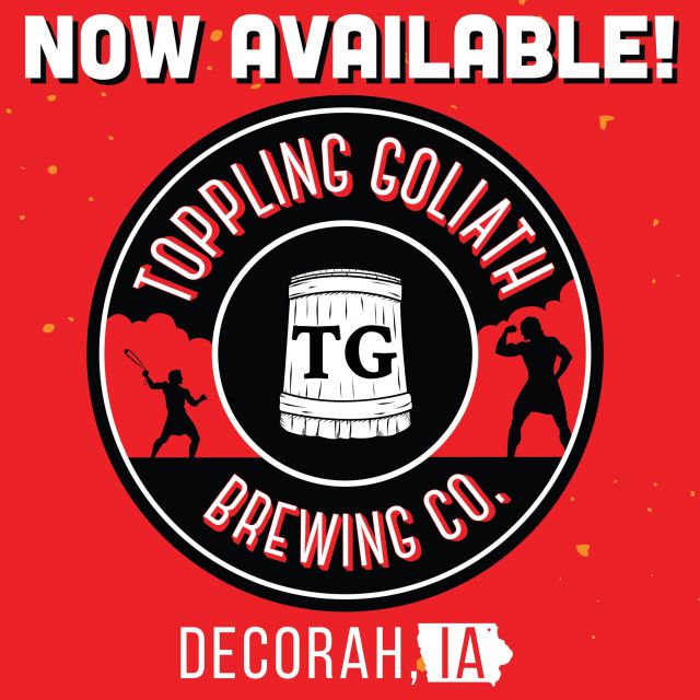 Welcome to Virginia, @topplingbrews ! We are so excited to bring Toppling Goliath to the great state of Virginia. If you know anything about the craft beer scene, you know about Pseudo Sue, the #1 purple dinosaur in our book. You may also recognize the name from the countless awards they've raked in at beer competitions throughout the years. And while most people know Toppling Goliath for their prehistoric pale ales, they also produce some of the best kettle sours and barrel-aged stouts you can find.

Founded in 2009, Toppling Goliath Brewing Company is located in beautiful Decorah, Iowa. After a runaway success in home brewing and less than a decade later, Toppling Goliath has become world-renowned for IPAs and barrel-aged stouts.

Toppling Goliath will be hitting shelves starting on Monday, so make sure you pick some up to see what all the hype is about!

Pseudo Sue - Citra-hopped pale ale that is medium in body with a mild bitterness in the finish. Ferocious hop aromas of citrus and mango; bright with a bite. Hints of passionfruit too.

Radiant Haze - Full-bodied, hazy double IPA Citra-hopped for a juicy combination of mango, orange, and pineapple flavors. Finishes with a grapefruit aroma and ferocious bite.

Dragon Fandango - Mango, passion fruit, and dragon fruit combine in this unique kettle sour beer.

Peacharine Dry Hop Pseudo Sue - Ferocious aromas of peach and tangerine give a refreshing taste that is bright with just enough bite!

King Sue - Citra, Mosaic and Strata hops. Hazy IPA with notes of orange and mango. Collaboration brew.

Dorothy's New World Lager - Unfiltered lager mild in body, light in color, and clean to taste. Noble hops.