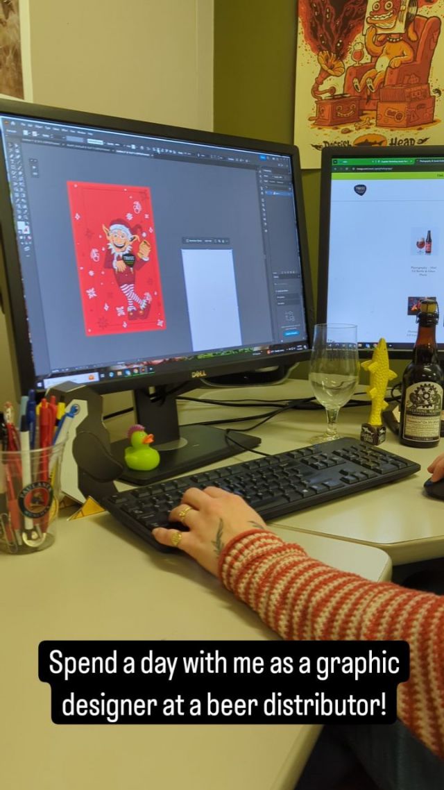 Here's a look behind the scenes of us getting ready for the holiday season! Follow along as we make a Tröegs Mad Elf come to life and send him out to your favorite beer stores in Virginia. Get ready for cozy beer season!

#craftbeer #specialtybeverage #virginia #troegs #madelf #graphicdesign #holidays #beer